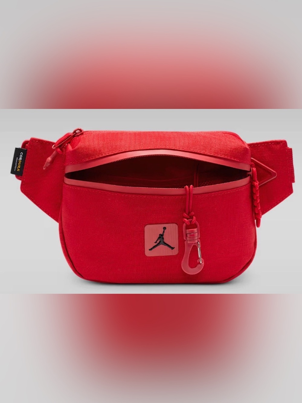 Jordan Red Crossbody Sling Bag with Jumpman Clip unisex crossbody bag